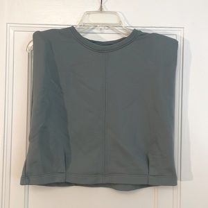 Zara squared off best with shoulder pads